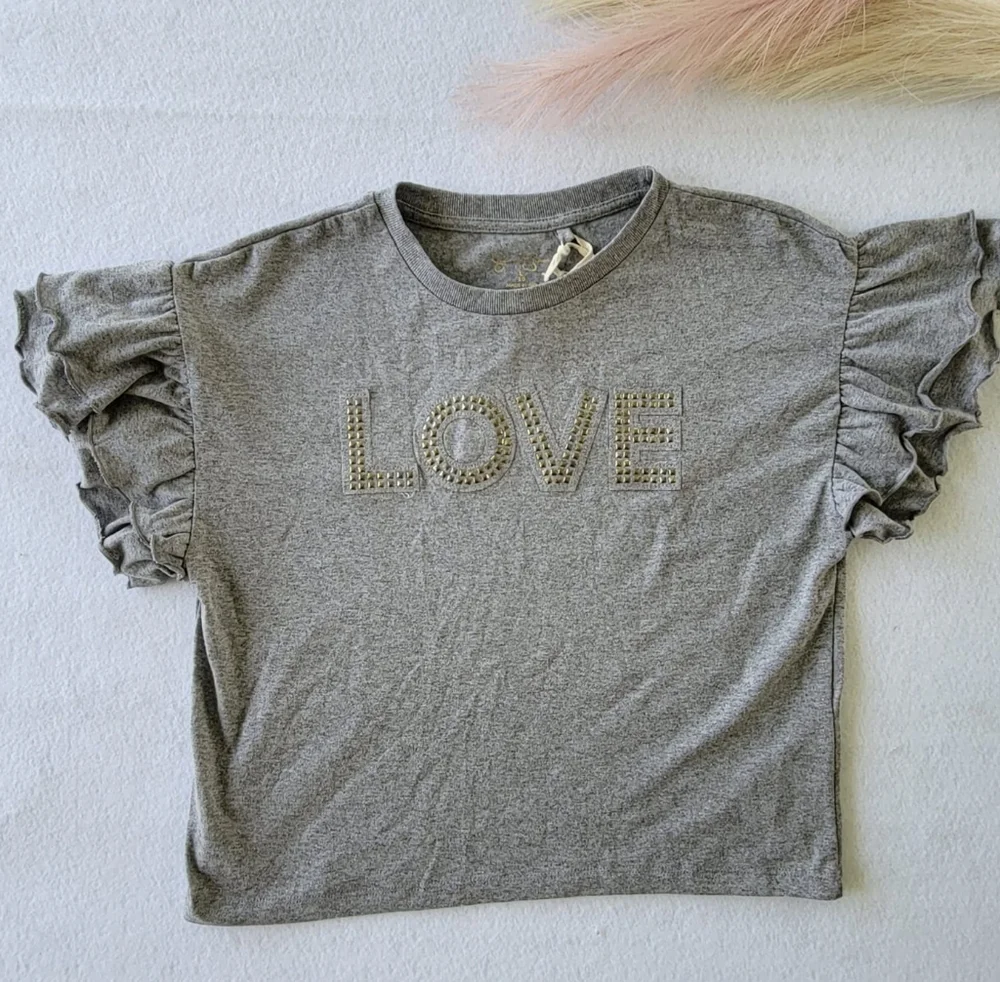 Jessica simpson style kc997jsh7 love top Color‎ Grey Heather Size Large (10)
